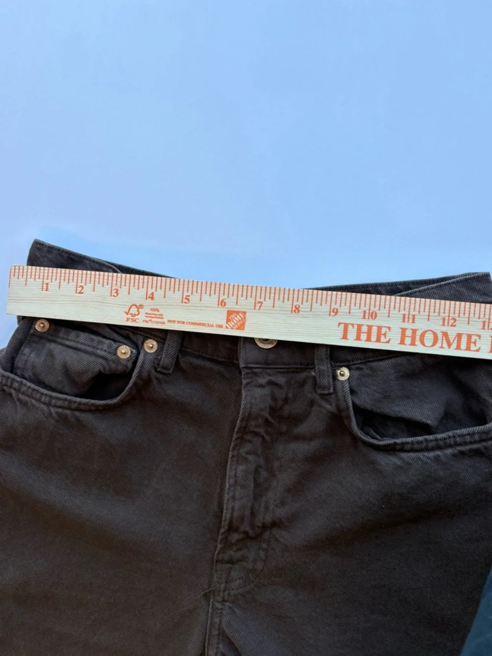 Zara Straight Leg Jeans in Dark Brown - Picture 6 of 13